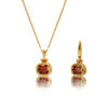 Pomegranate Necklace and Earring Set