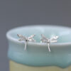S925 Sterling Silver Mini Dragonfly Ear Clip