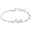 S925 Silver Cherry Blossom Bracelet