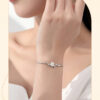 S925 Silver Cherry Blossom Bracelet