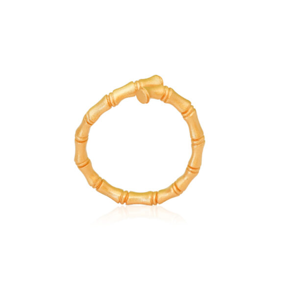 Bamboo Hoop Open Ring