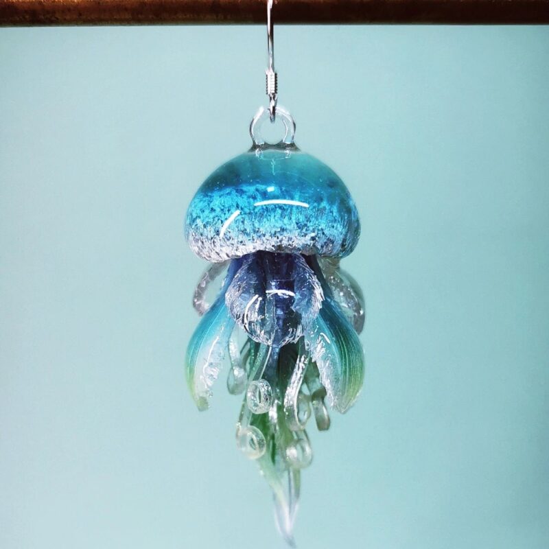 Handmade Custom Mini Jellyfish Earrings Collection