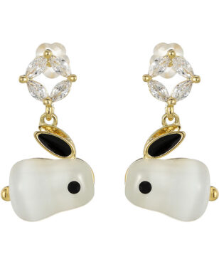 Jade Rabbit Earrings