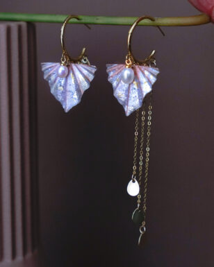 Mermaid Long Mismatched Earrings