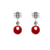 Natural Red Agate Earrings