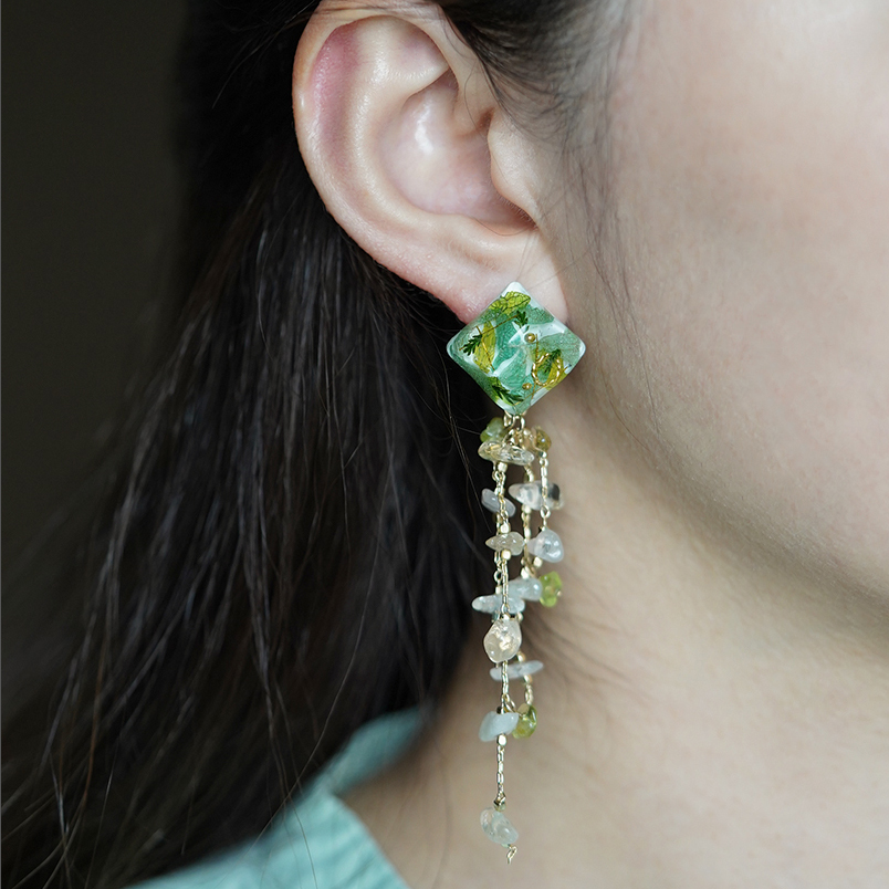 Handmade Long Tassel Beaded Earrings Tutorial