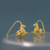 S925 Rocking Horse Earrings