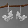 S925 Silver Butterfly Earrings