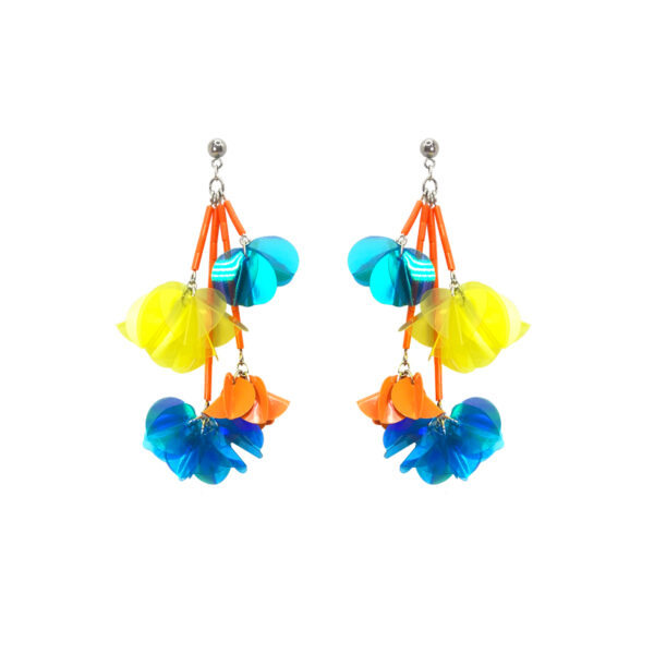 Colorful Flower Sequin Earrings