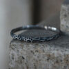999 Silver Handmade Flame Thin Bracelet