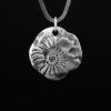 999 Silver Handmade Fossil Necklace