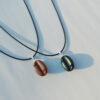 Handmade Sandalwood Coffee Bean Couple Necklace