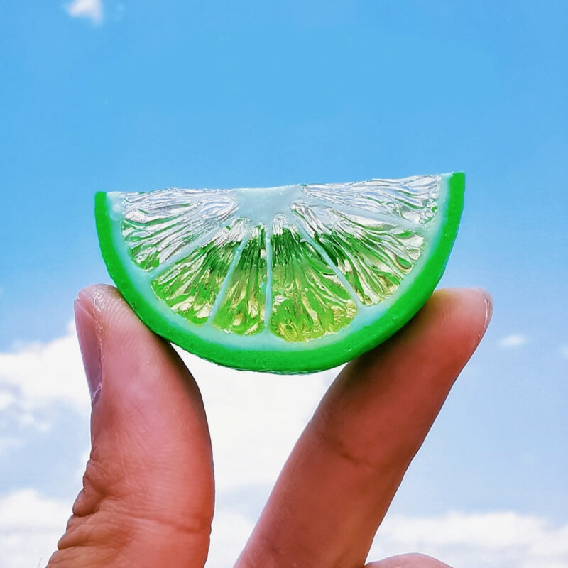 Handmade Resin Lemon Brooch