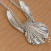 Handmade S925 Silver Rabbit Ears Pouch Necklace