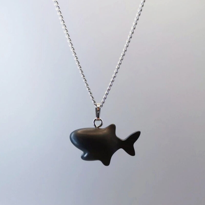 Handmade Sandalwood Shark Necklace