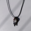 Handmade Stabilized Wood Wing Necklace