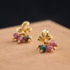 S925 Silver Candy Color Fruit Earrings