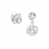 S925 Silver Mismatched Crinkle Dried Fruit Stud Earrings