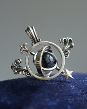 S925 Silver Planet Pendant