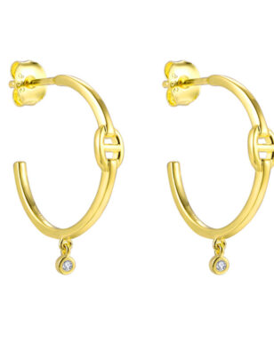 S925 Silver Simple Hoop Earrings