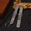 S925 Silver Vintage Wire Wrap Earrings