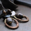 Handmade Vintage Braided Rope Earrings