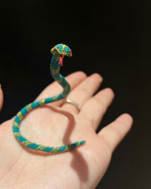 Handmade Braided Rope Snake Bracelet Ring
