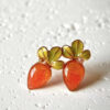 Handmade Epoxy Carrot Stud Earrings