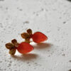 Handmade Epoxy Carrot Stud Earrings