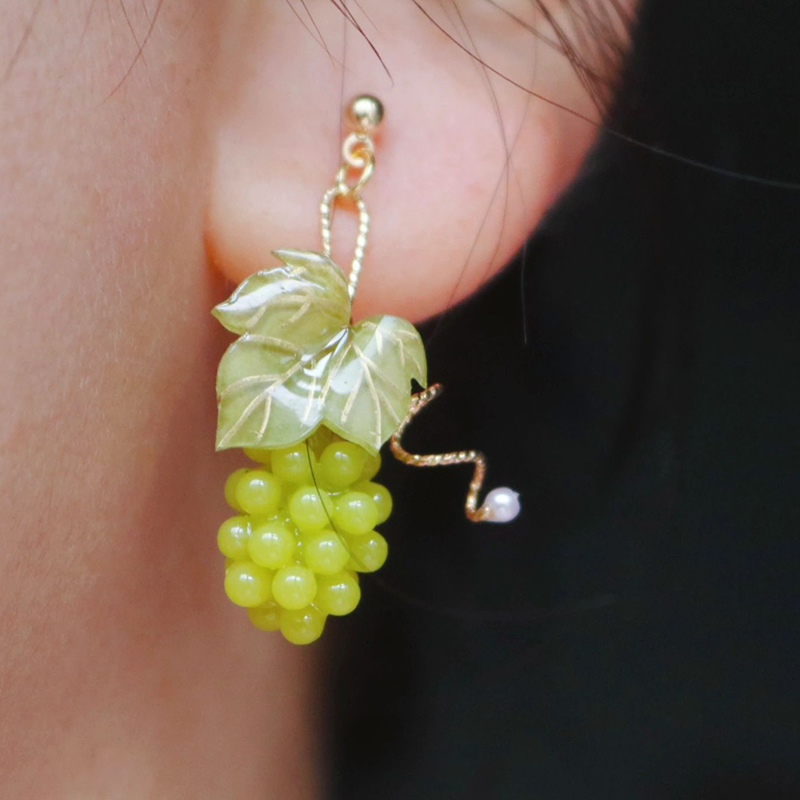 grape earrings guyana