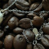Handmade Sterling Silver Coffee Bean Necklace