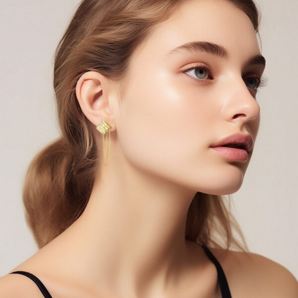 brass knuckle earrings