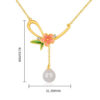 S925 Silver Inlaid Natural Hetian Jade Flower Necklace Earrings