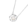 S999 Silver Mobius Shell Necklace