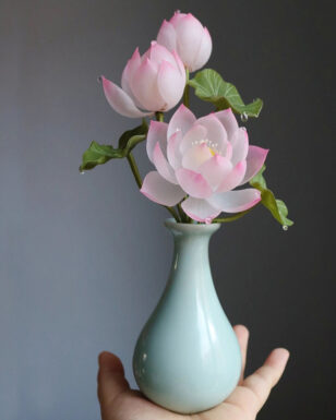 Handmade Lotus Ornament