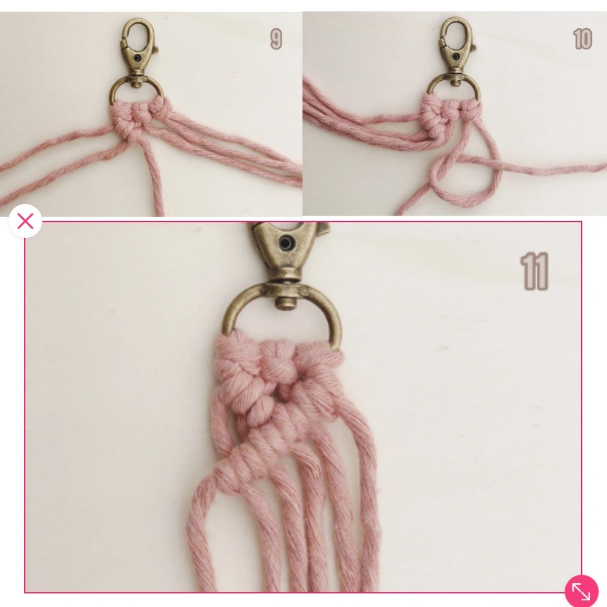 Braided Keychain