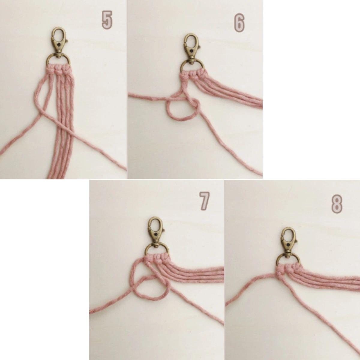 Braided Keychain