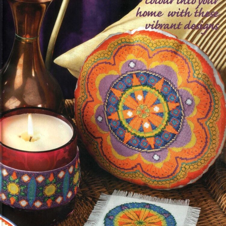 Free cross stitch drawings 03 – Mandala 2