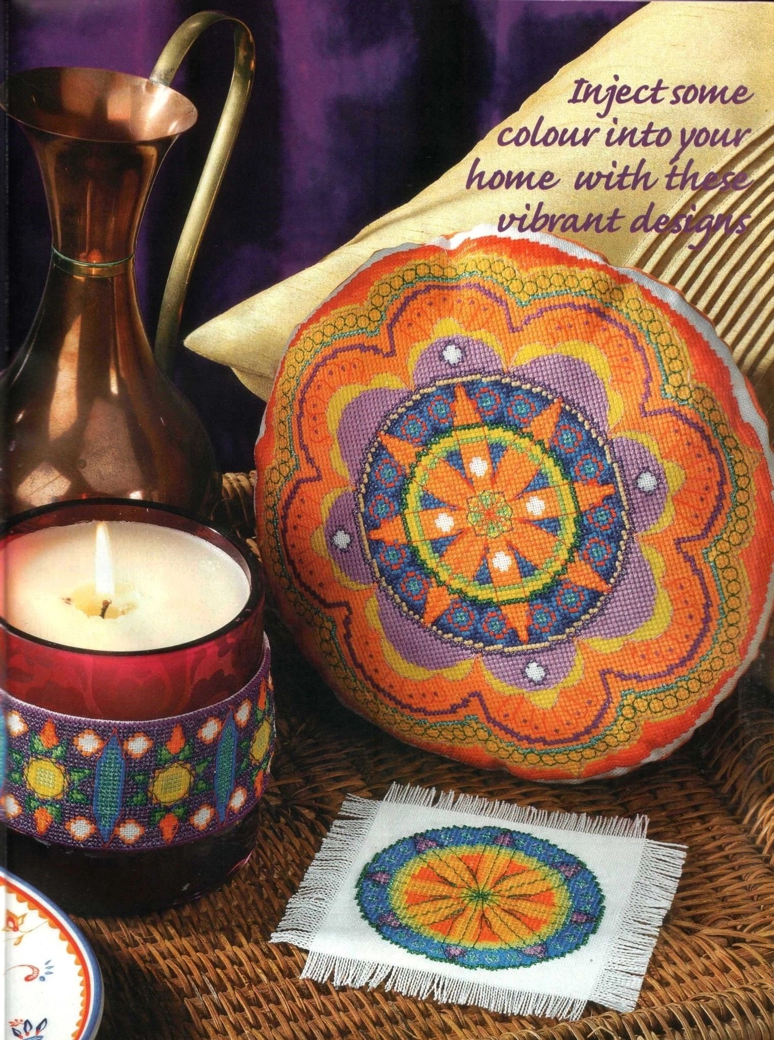 Free cross stitch drawings 03 – Mandala 2