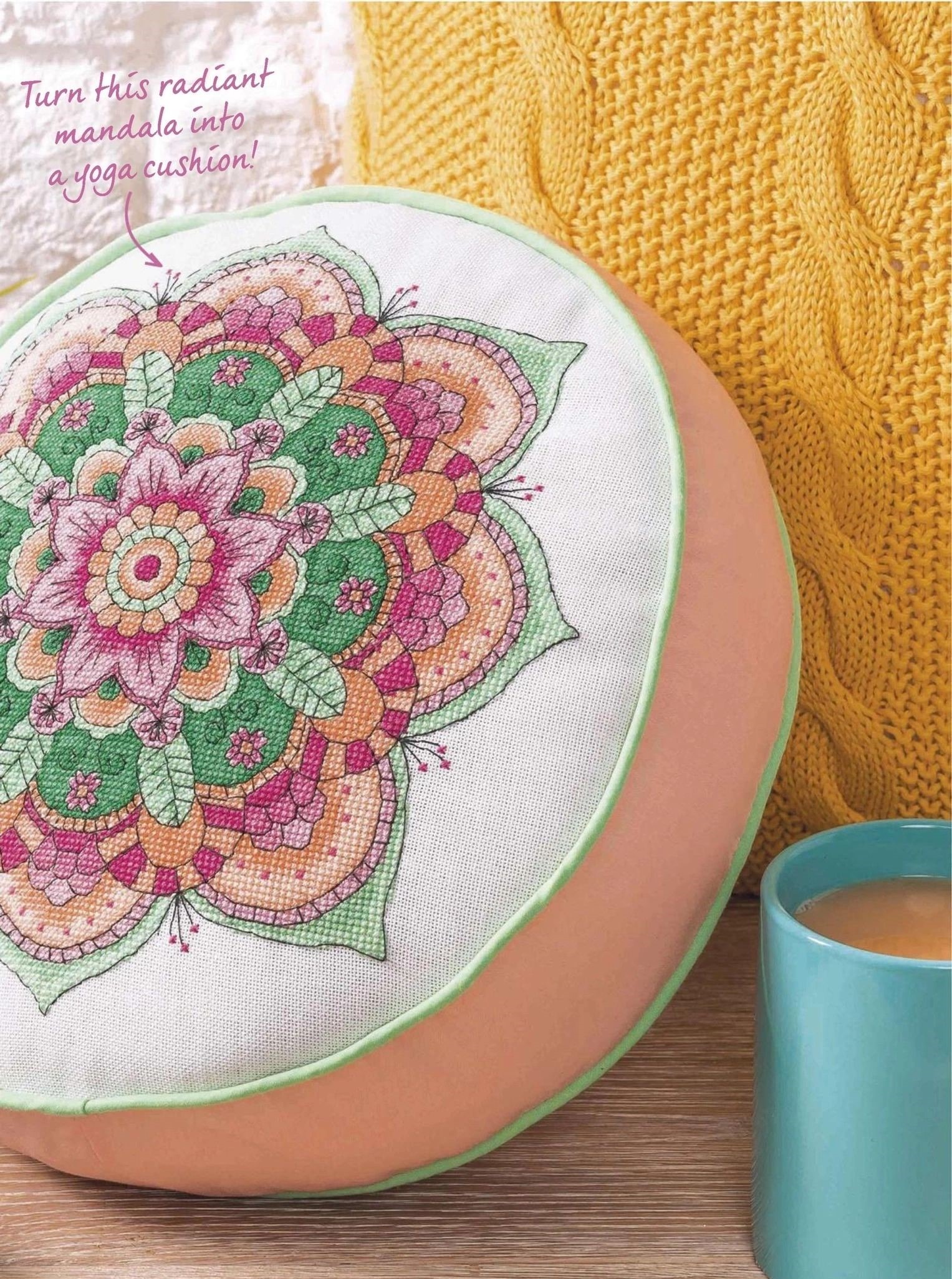 Free cross stitch drawings 04 – Mandala 2
