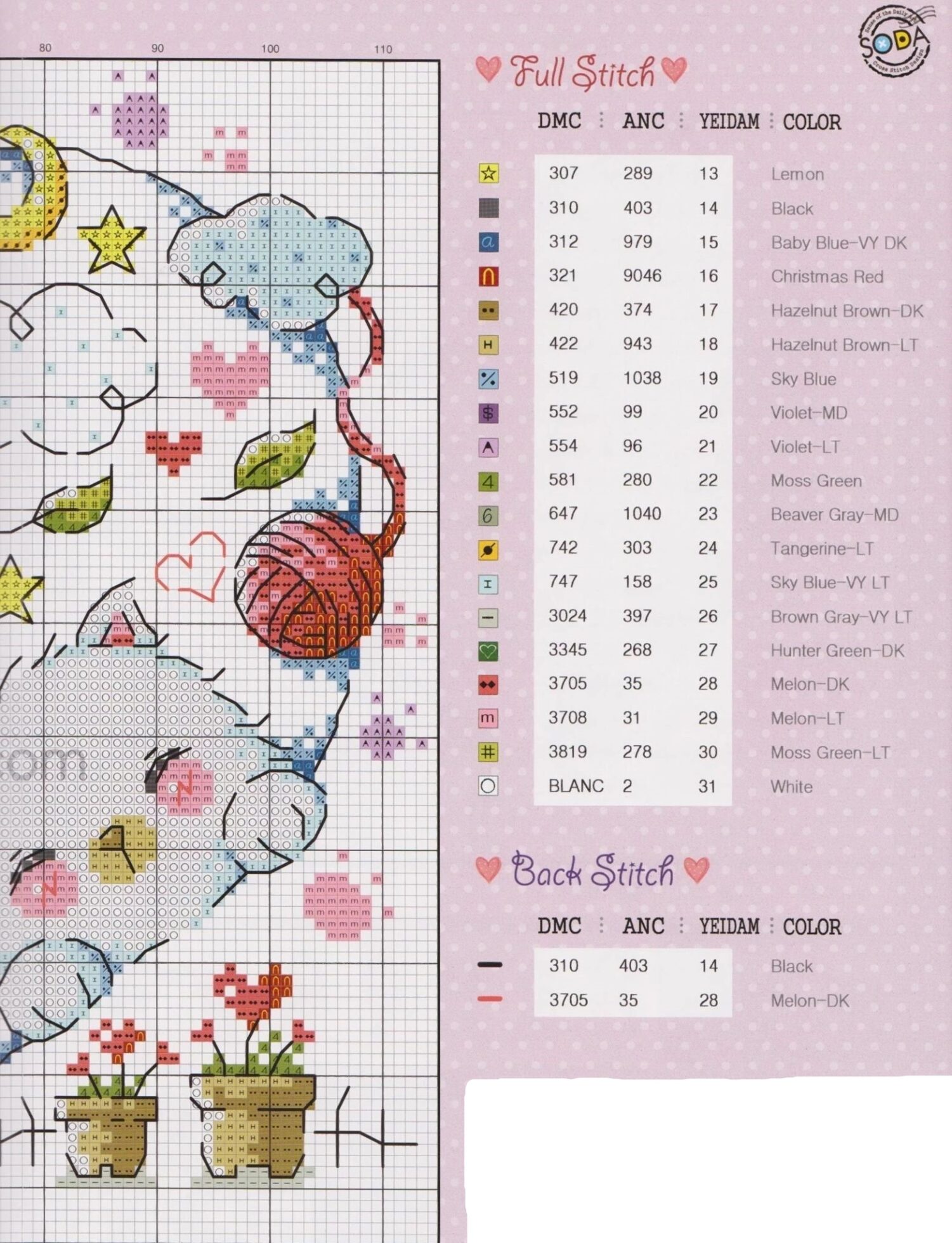 Free cross stitch drawings 08