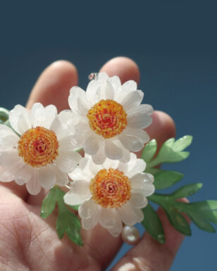 Handmade Little Daisy Hair Clip