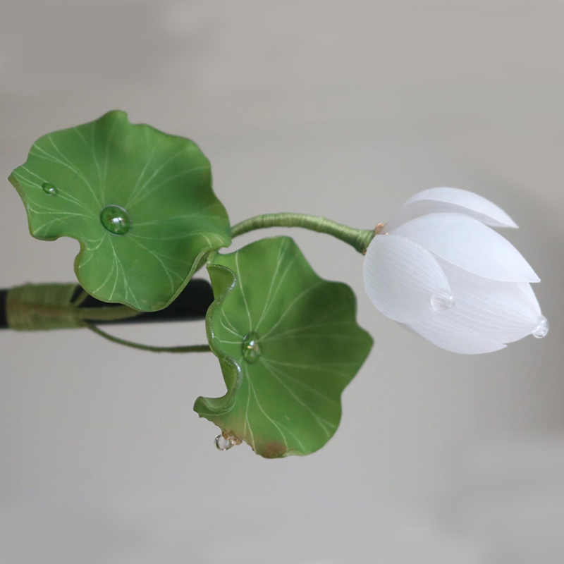 Handmade Lotus Flower Bud Hairpin