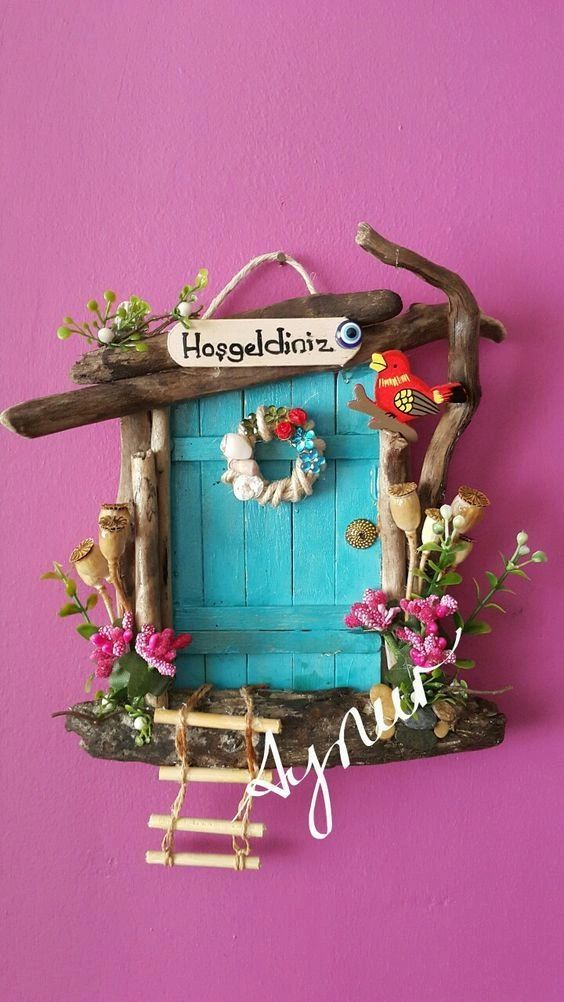 Handmade creative inspiration | When happiness knocks on the door