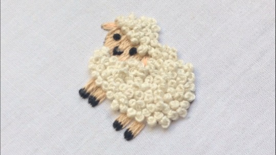 How to Make Little Lamb Embroidery?