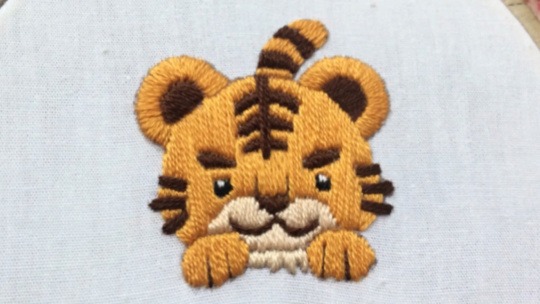 How to Make Tiger Embroidery?