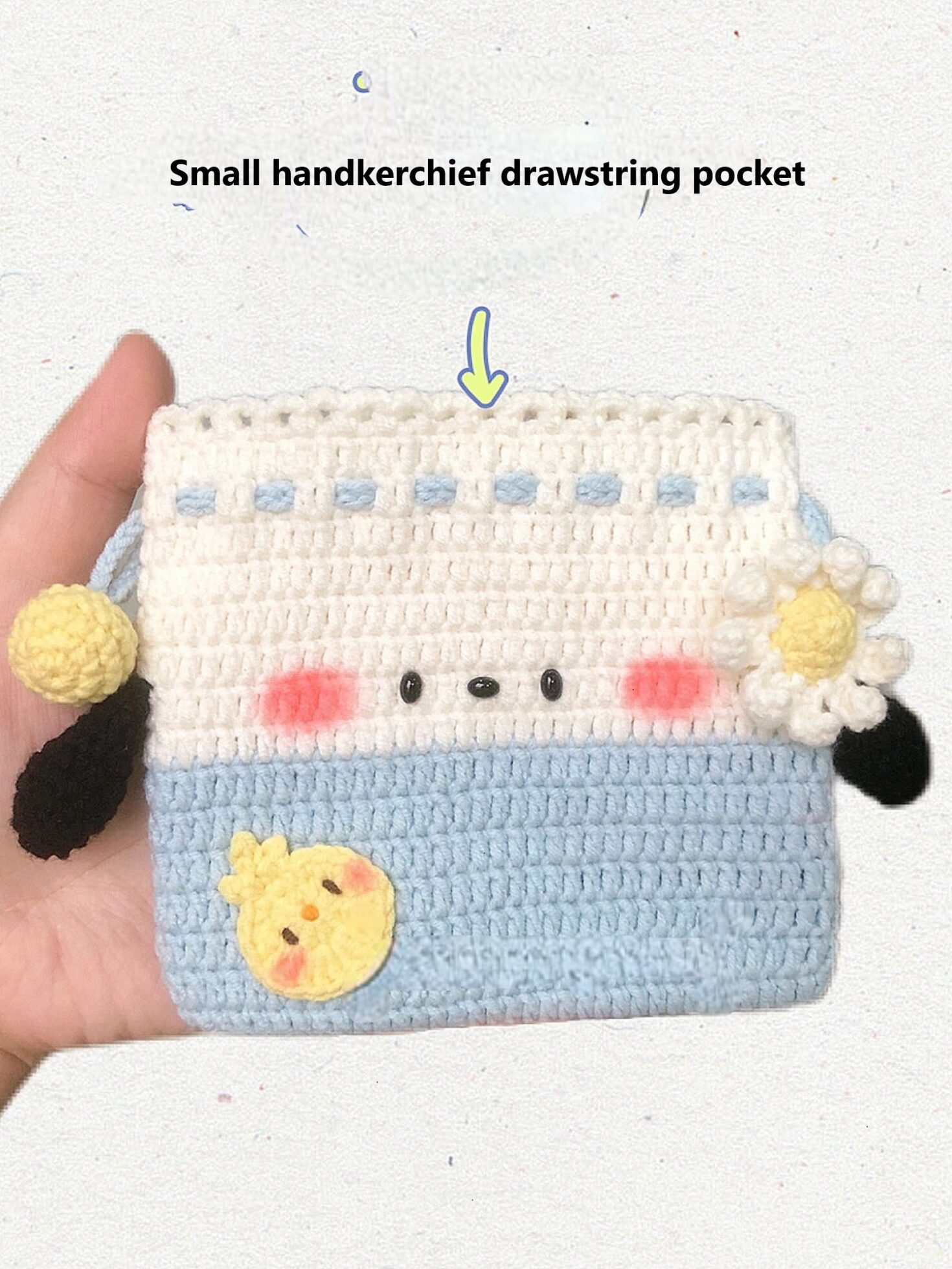 Illustration of small handkerchief pocket