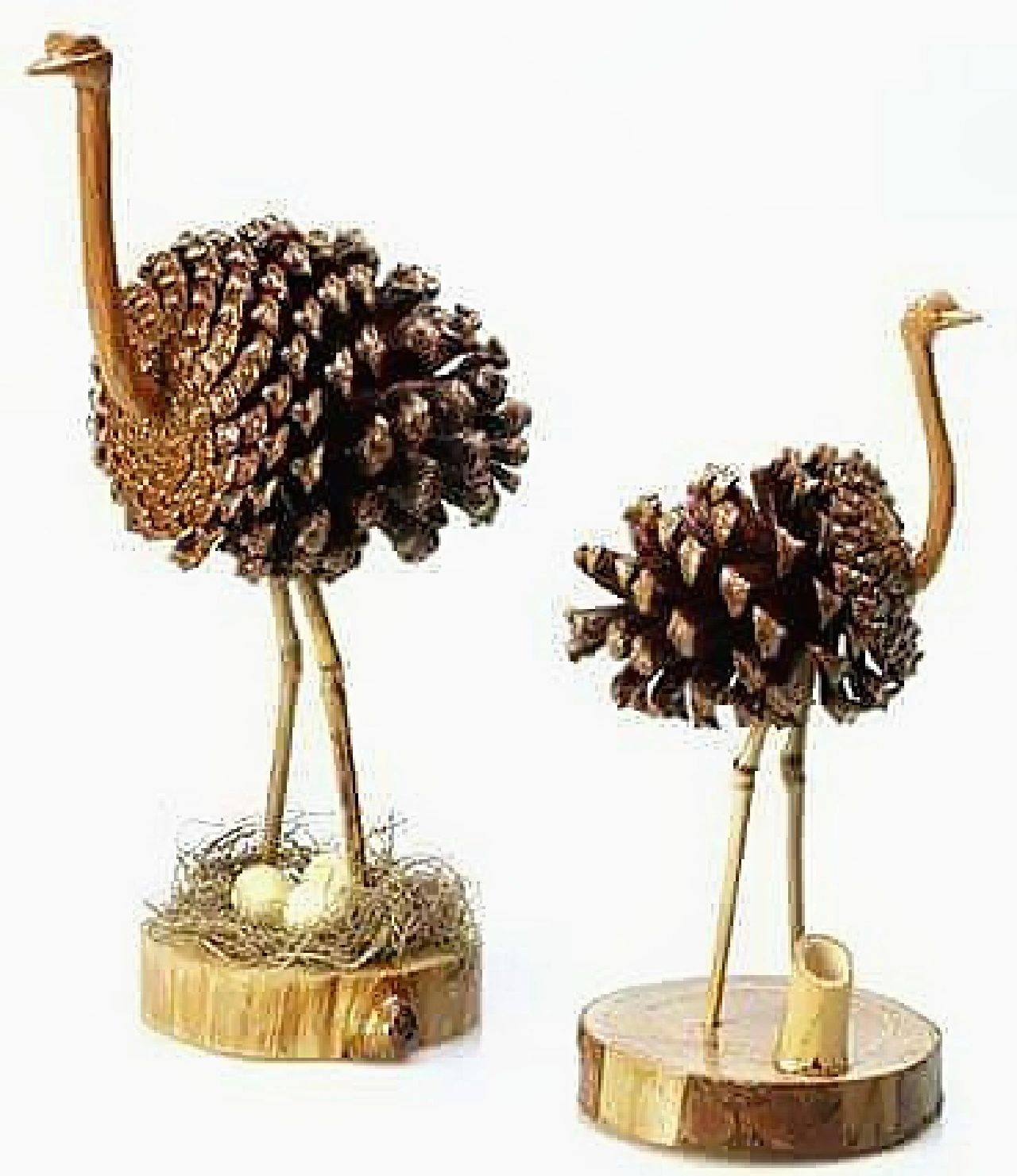 Not-to-be-missed pine cone handicrafts (method)