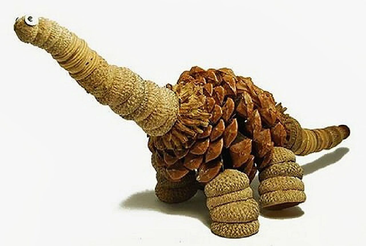 Not-to-be-missed pine cone handicrafts (method)