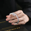 S999 Silver Three-dimensional Dragon Bracelet